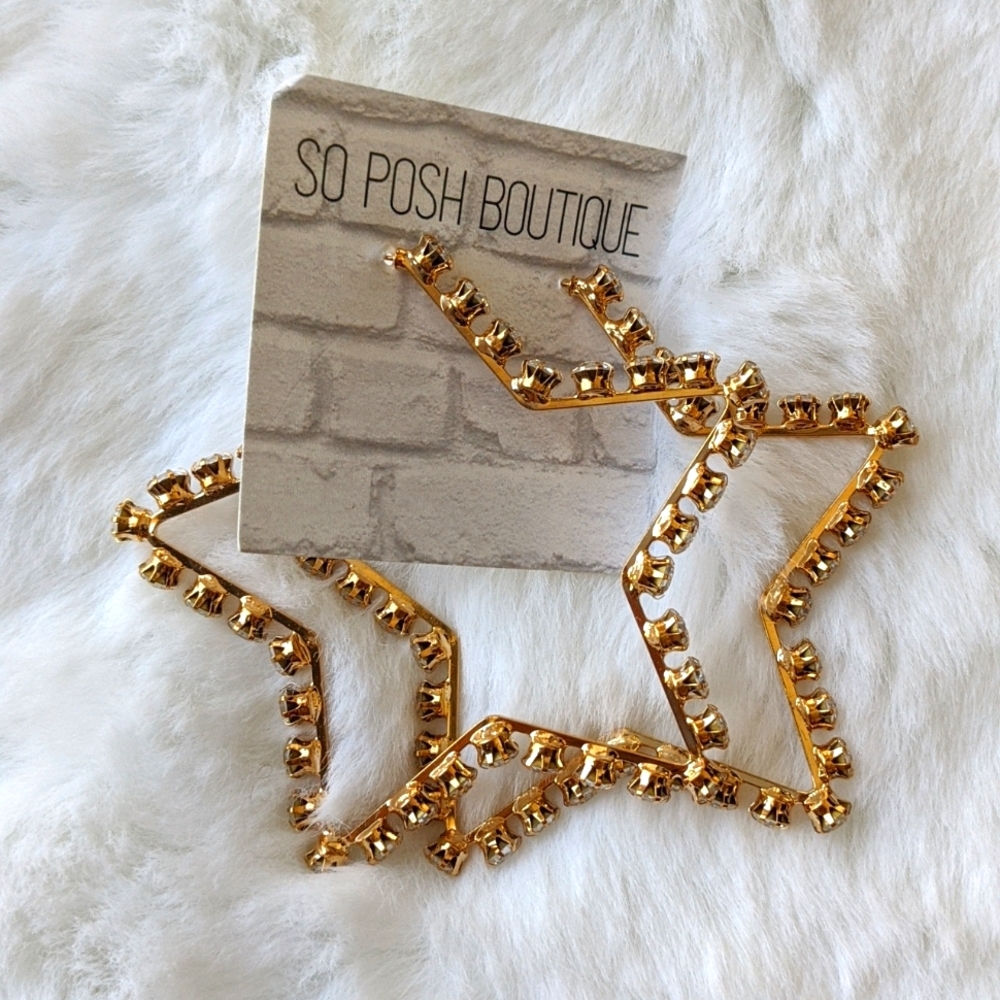 Star earrings